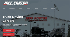 Desktop Screenshot of jefffostertrucking.com